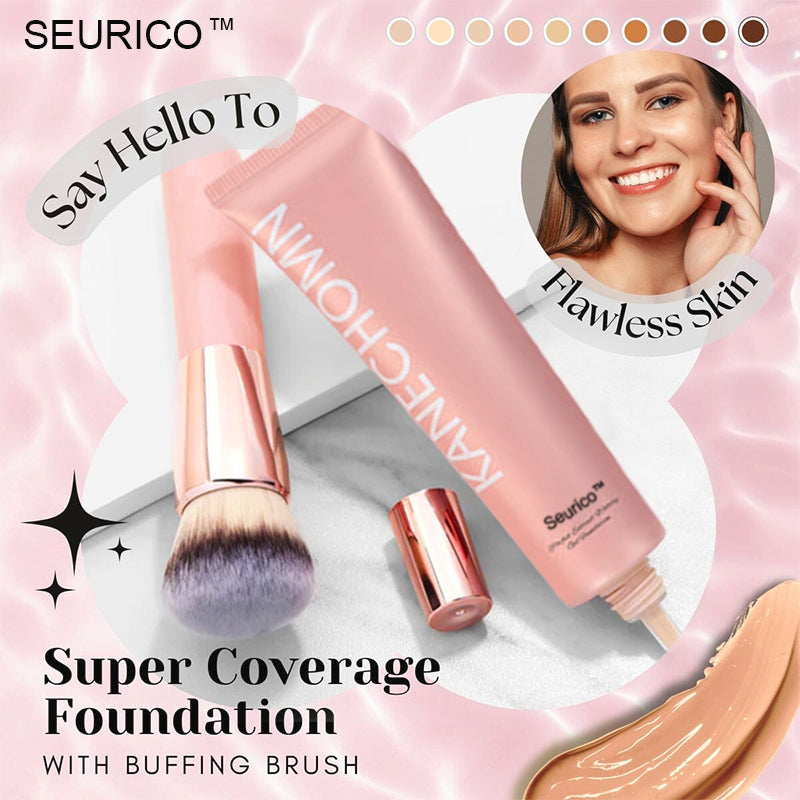 Seurico™ Super Coverage Foundation mit Buffing Brush