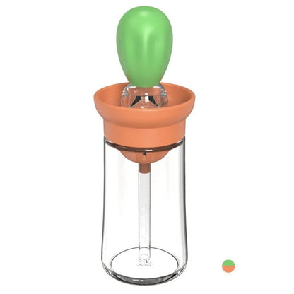 Vistalil 2 in 1 glass oil dispenser-BUY TWO GET ONE FREE(Color is given at random)